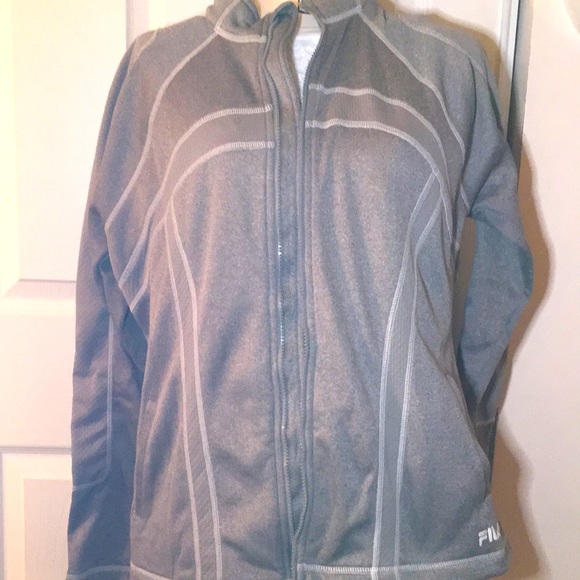 Fila sport women’s gray active wear jacket extra large - Picture 3 of 13
